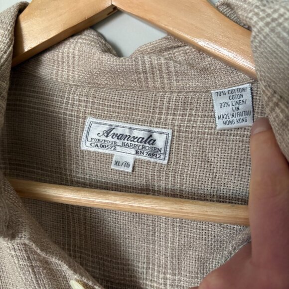 Armanata for Harry Rosen linen blend shirt - Picture 2 of 4